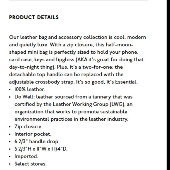 Madewell - Mini The Essential Convertible Top Handle Crossbody Bag - Picture 6 of 6